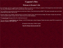 Tablet Screenshot of cygnata.sandwich.net